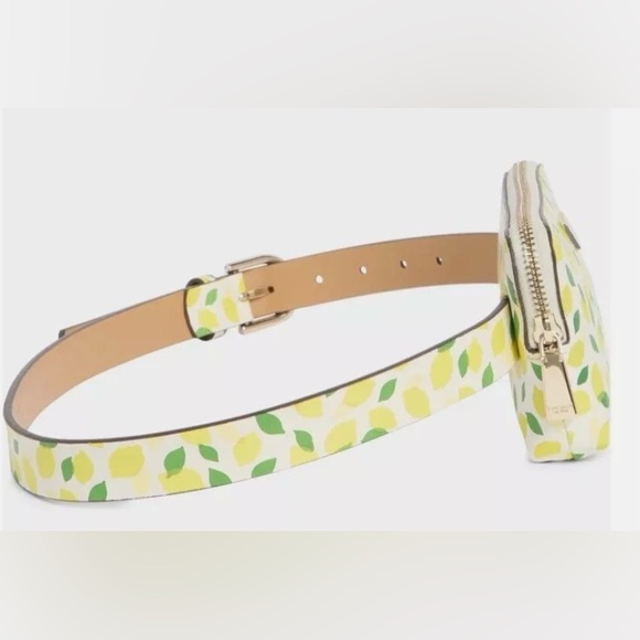 Kate Spade belt bag Lemon print S/M NWT - Picture 6 of 8